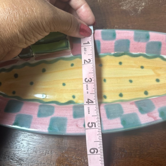 Rare 3D Checked Asparagus  Vegetable Fruit Platter - Picture 7 of 7